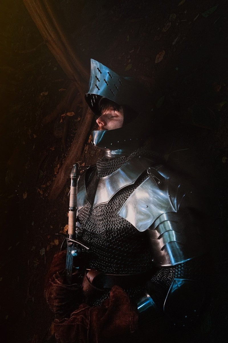 Knight Armor Sword Helmet Weapon